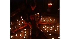 Busty girl surrounded by candles and get hot waxed Thumb