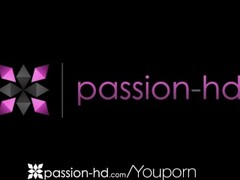 HD - Passion-HD Girl's pussy fits snuggly into a pair of tights Thumb