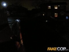 Fake Cop Cam girl caught at night has her big tits investigated Thumb