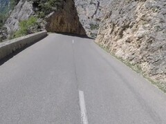 French Teen Biker Girl Show Boobs On The Road - Motarde Coquine Exib Thumb