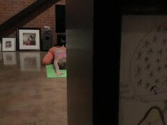 Yoga girl assfucked in POV Thumb