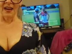 Blonde MILF Cougar Step Mom makes Son Cum with slow blow job step fantasy Thumb