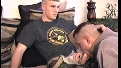 Naughty Str8 CJ Serviced in Uniform Thumb