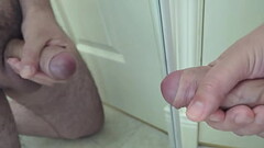 Maturbation in front of a mirror Thumb