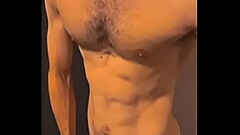 Fit guy bwc solo big dick masturbation and abs Thumb