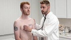 Gay Doctor Giving the Testosterone Directly Into Patient&#039_s Ass - Doctorblows Thumb