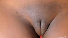 Sexystacy7 - ebony black wet pussy Thumb