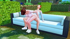 futanari mistress fed sperm to her sister after training in the gym sims me hentai sfm Thumb