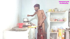 Rajeshplayboy993 coocking curry, masturbating dick, fingering in the ass hole Thumb