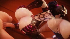 Widowmaker Getting A Big Anal Creampie Thumb