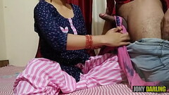 Indian slut wife xxx, stepaunty fucking with stepnephew at her home, clear hindi dirty talk Thumb