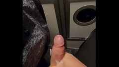 Horny on the train (compilation with cum) Thumb