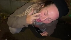 Offered a drink on the street to take a cum shot Thumb