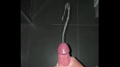 Big Cock Shooting Cum Ropes Thumb