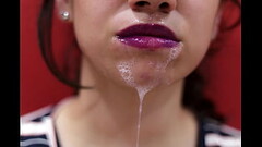 Photo slideshow #2 - Violet lips - CFNM Cum Dripping and Cum on Clothes! Thumb