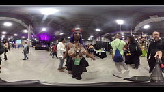 Ebony girl VR body tour at EXXXotica NJ 2021 Thumb