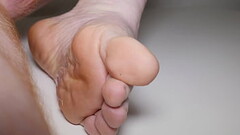 Precum on my feet Thumb