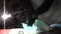 Rubbernurse Agnes - black nurse dress with gasmask, handjob, anal fisting, cum Thumb