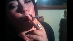 Chubby Mistress Tina Snua Smokes A Filterless Cigarette Thumb