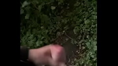 Wanking in the bushes Thumb