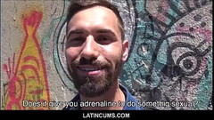 LatinCums.com - Young Amateur Straight Latin Stud With Braces Fucked For Cash POV Thumb