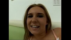 Horny guy coughed cabbage water on the round butt of pretty young blonde nympho Chrissy Cane after she had put some slobber on the knobber Thumb