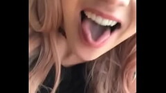 This Pink haired knows how to suck me till I cum in her mouth Thumb