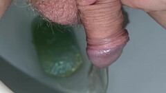 Pissing in toilet with my soft dick Thumb